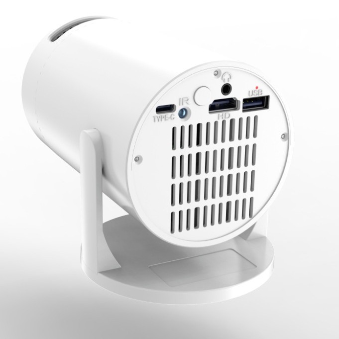 New cross-border exclusive gun projector 4K home bedroom wall projection smart home theater, small and portable details Picture