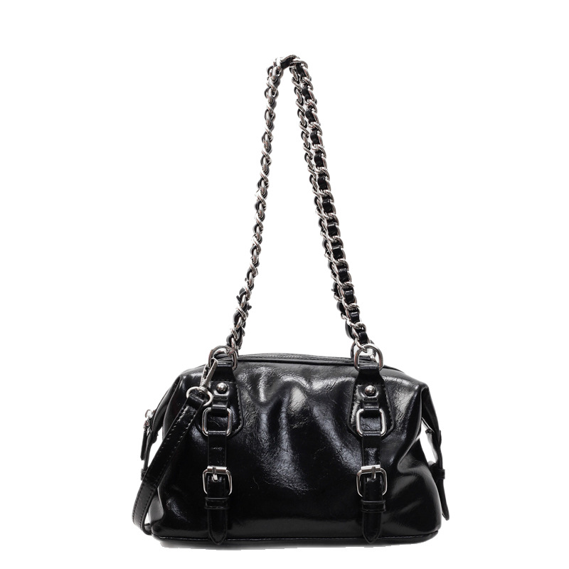 Cross-border high-end large-capacity underarm pillow bag for women 2025 new style simple and versatile commuting single-shoulder crossbody bag Item Picture