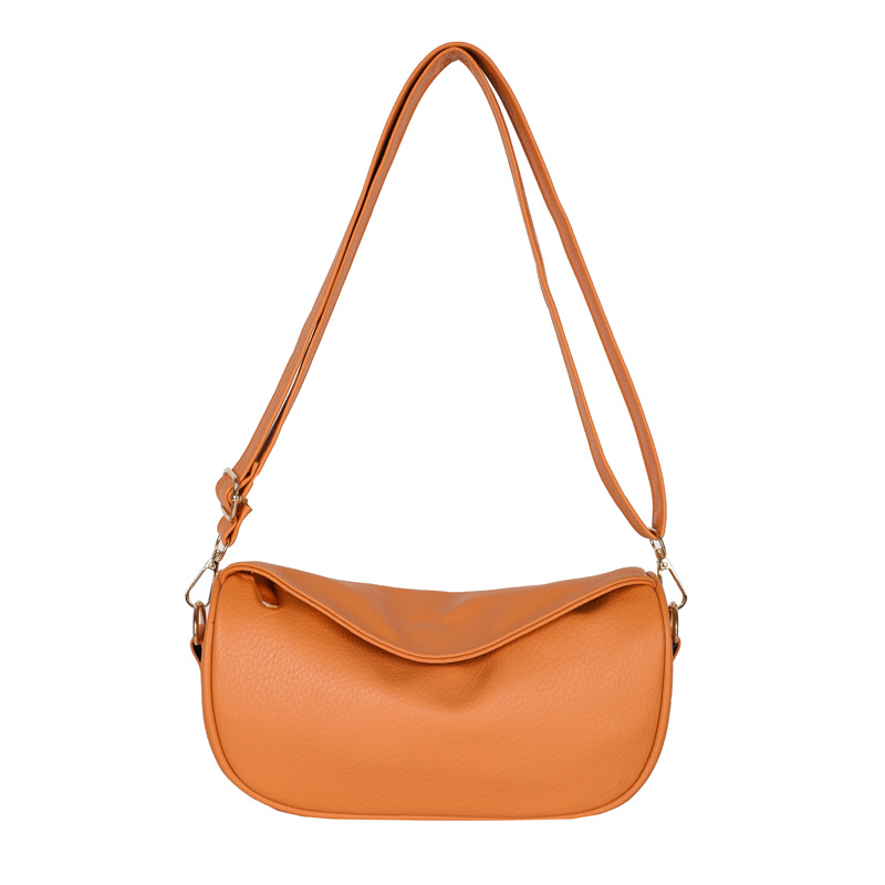 Cross-border soft surface retro small bag 2025 Summer new women's bag, popular and versatile crossbody bag, single-shoulder dumpling bag Item Picture