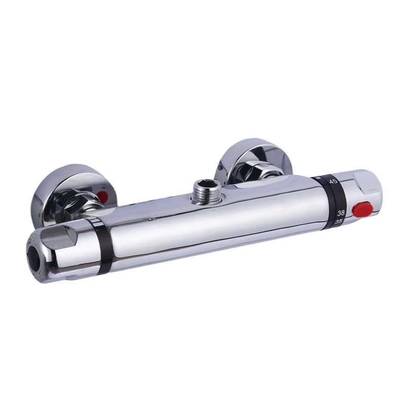 All-copper constant-temperature faucet, solar water heater, constant-temperature mixing valve, concealed and exposed temperature control valve, bathroom shower set Item Picture
