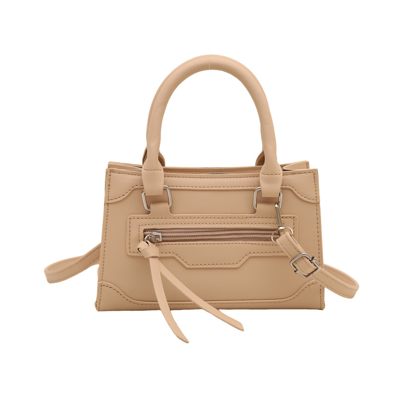 Korean-style Instagram casual and elegant handbag, trendy and stylish texture retro bag, women's bag, single-shoulder crossbody small square bag Item Picture