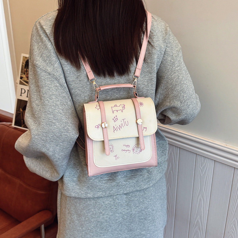 2025 New style simple, versatile, stylish and high-quality, niche commuter school style handbag, backpack, single-shoulder crossbody bag for women Application Scenario
