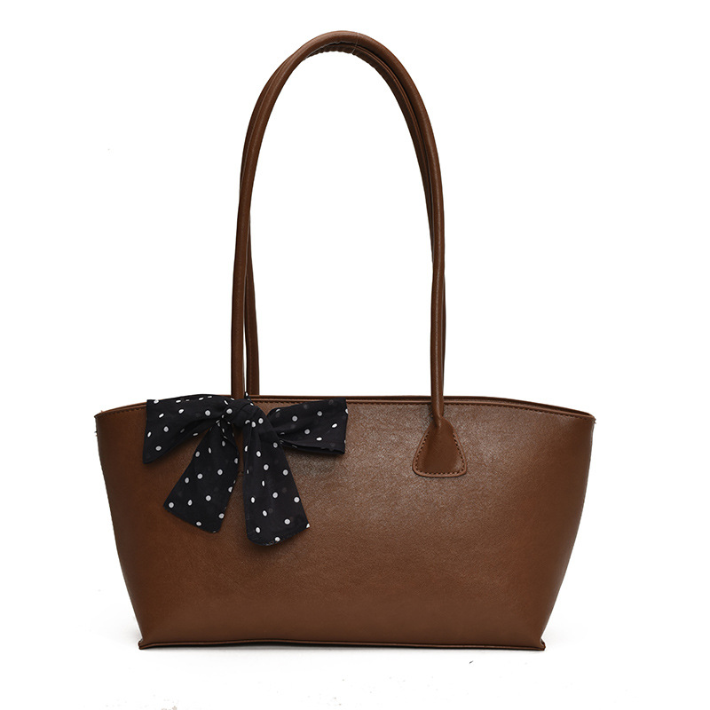 High-end vintage small bag for women, 2025 new style casual and versatile single-shoulder underarm bag, hand-held tote bucket bag Item Picture