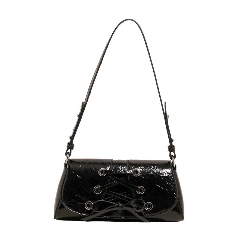 High-end quality and fashionable underarm bag for women, 2025 new Korean style Instagram trendy and versatile bow simple single-shoulder bag Item Picture