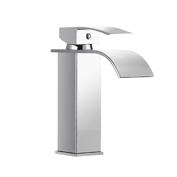 Cross-border waterfall faucet, washbasin faucet, hot and cold washbasin, under-counter basin, countertop basin, washbasin faucet Item Picture