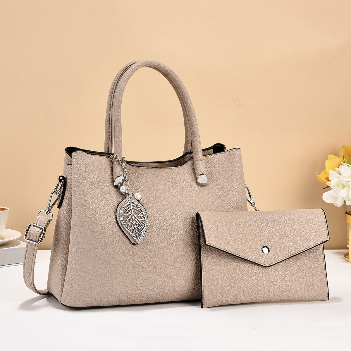 Mother and Child Bag, Women's Bag 2024 New crossbody bag, autumn and winter large-capacity, fashionable, trendy and high-end single-shoulder handbag full figure