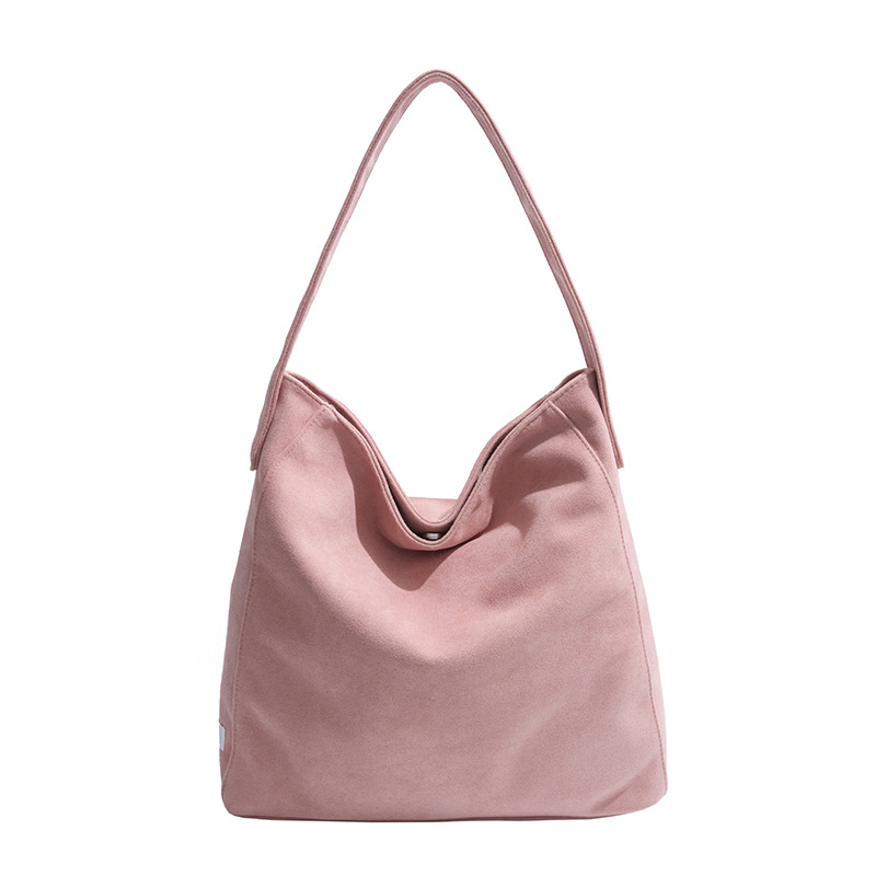 Retro fashion trend large-capacity single-shoulder commuter women's bag 2024 new matte casual versatile tote bag for women Item Picture