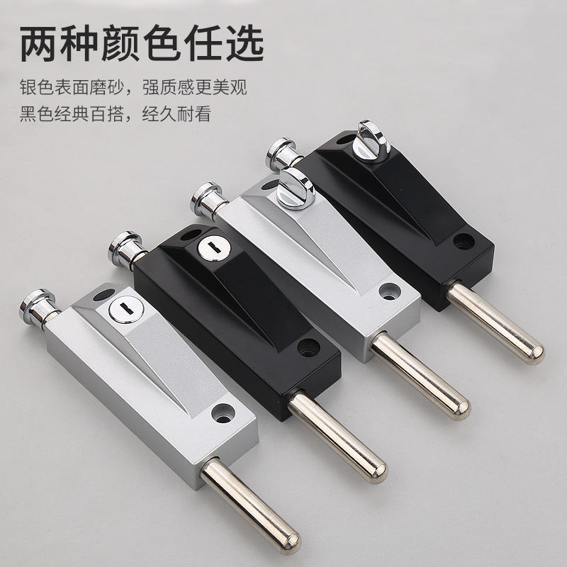 Rotating door lock, frame door, floor lock, wooden door, latch lock, spring latch lock, floor latch lock, floor lock, exposed latch lock details Picture