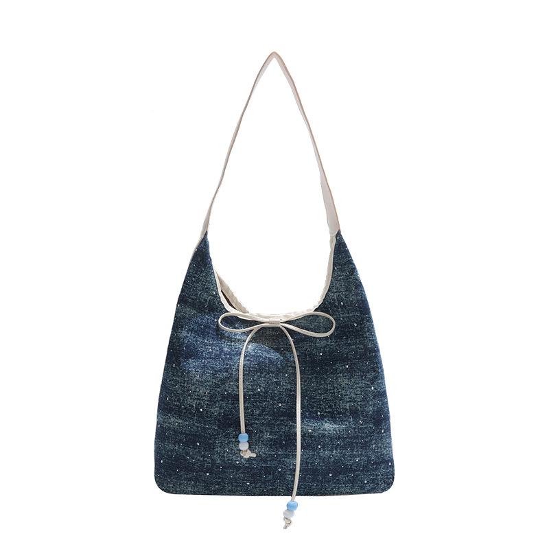 Korean underarm bag for women 2025 New trendy and fashionable school-style tote bag, versatile, large capacity, elegant and simple bag Item Picture