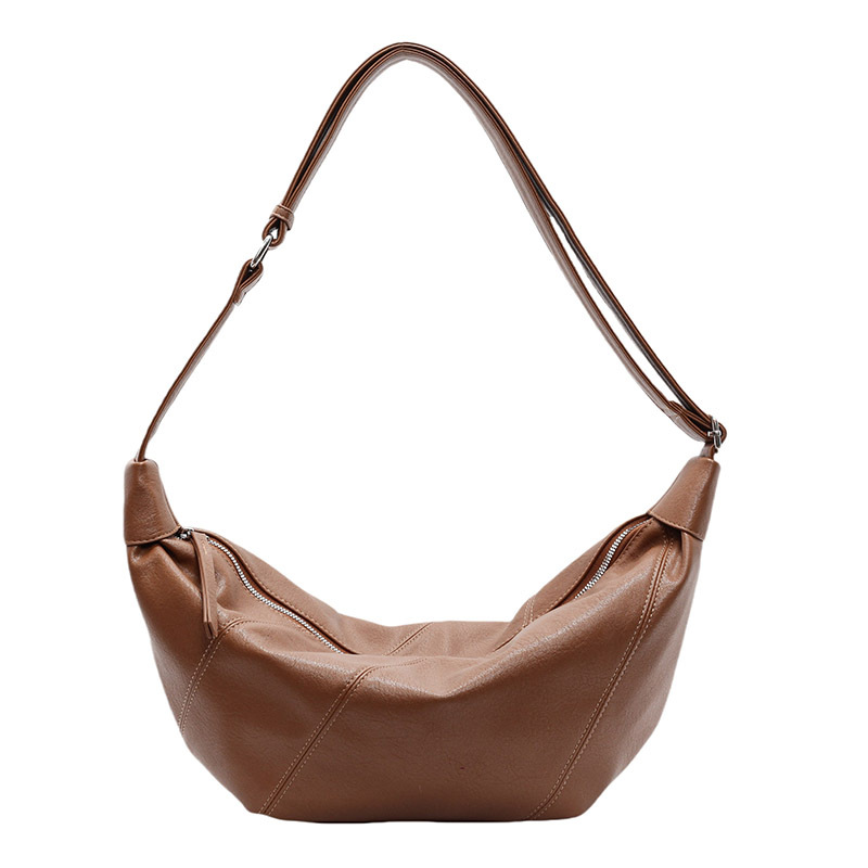 A large-capacity women's 2024 new casual and versatile single-shoulder crossbody bag with a niche design and fashionable commuting dumpling bag Item Picture