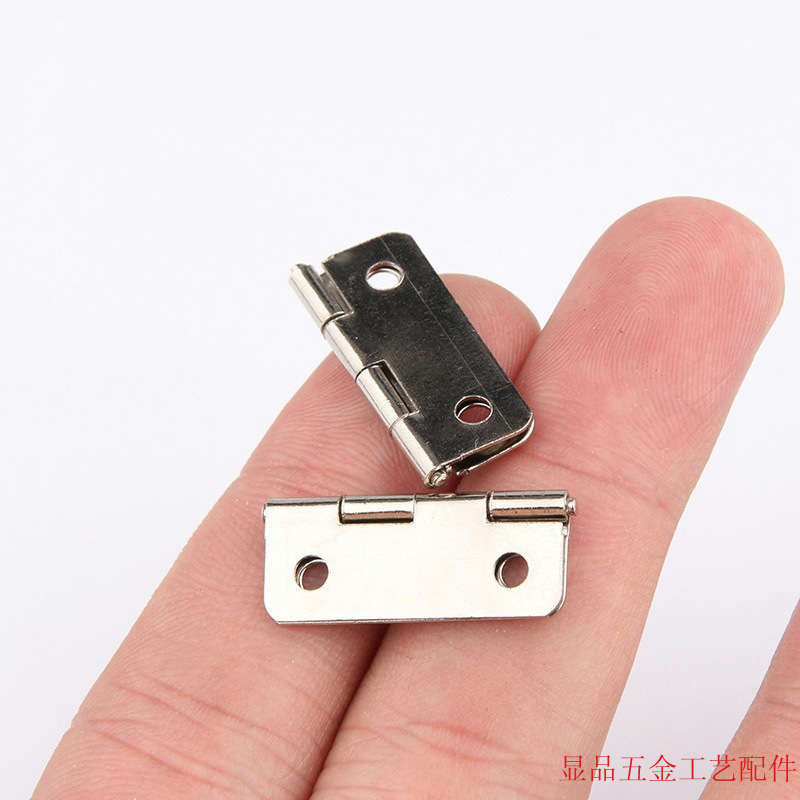 Packaging box, hardware, iron sheet hinges, flat hinges, gift box, wooden box hinges, rounded corner hinges