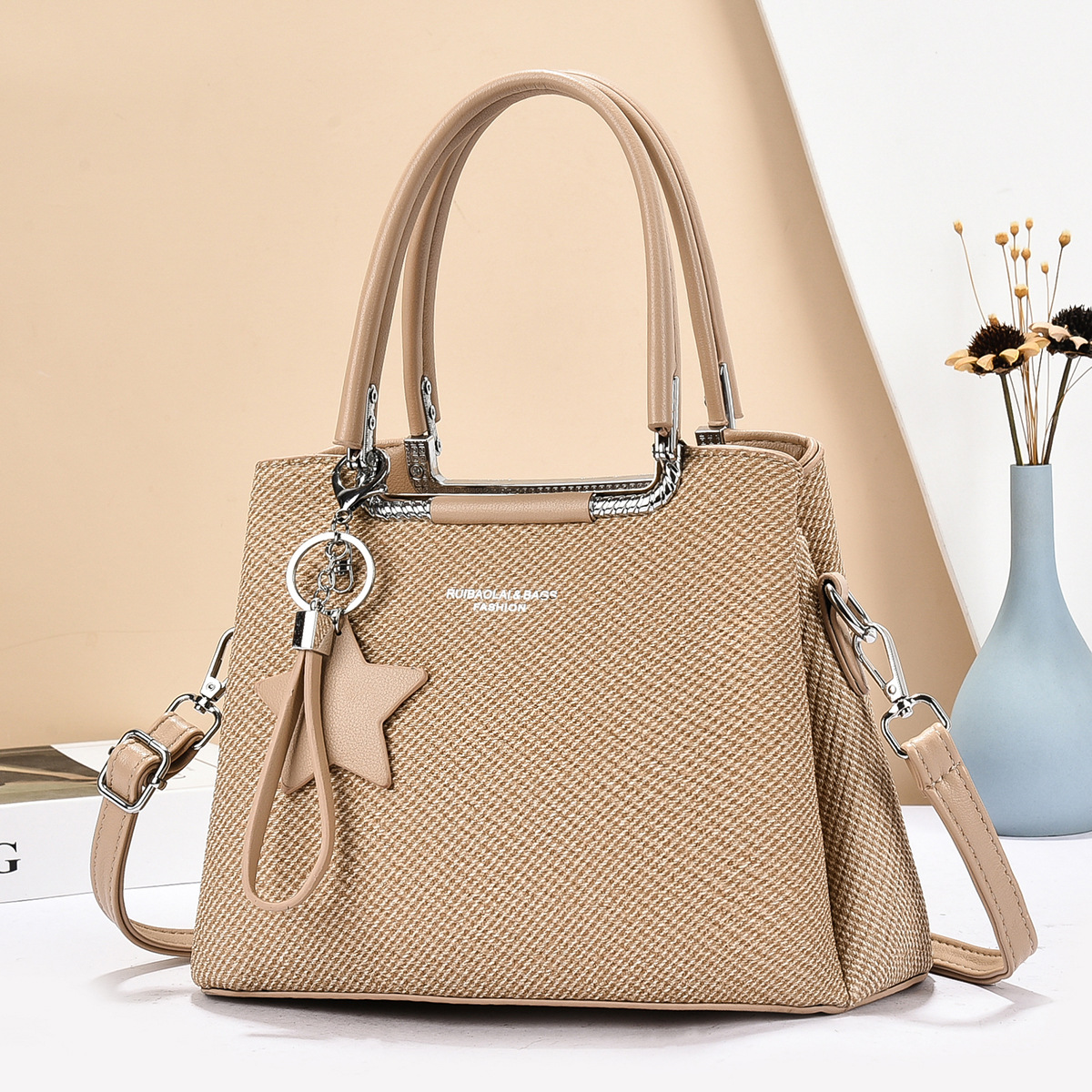 Cross-border foreign Trade 2025 New Summer soft leather, niche and versatile, high-quality single-shoulder bag, high-end crossbody handbag Item Picture