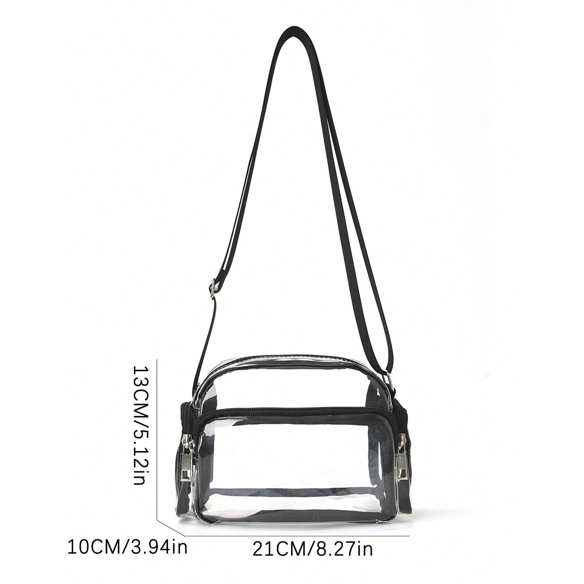 Cross-border bestseller transparent crossbody bag for women, PVC waterproof summer single-shoulder bag, multi-color and multi-pocket crossbody bag Application Scenario