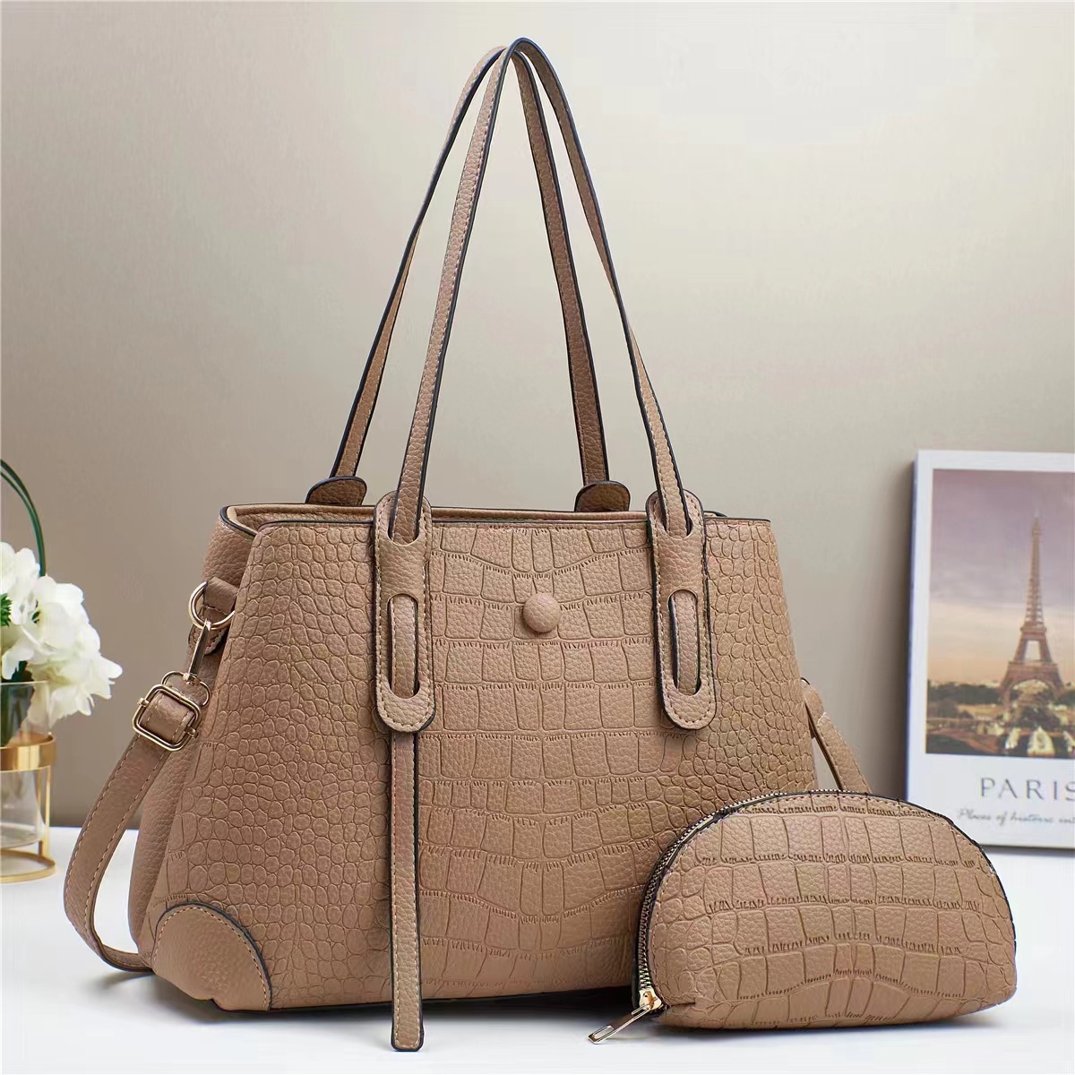 Fashionable women's single-shoulder handbag, trendy crossbody new versatile women's large bag, women's bag, Korean style full figure
