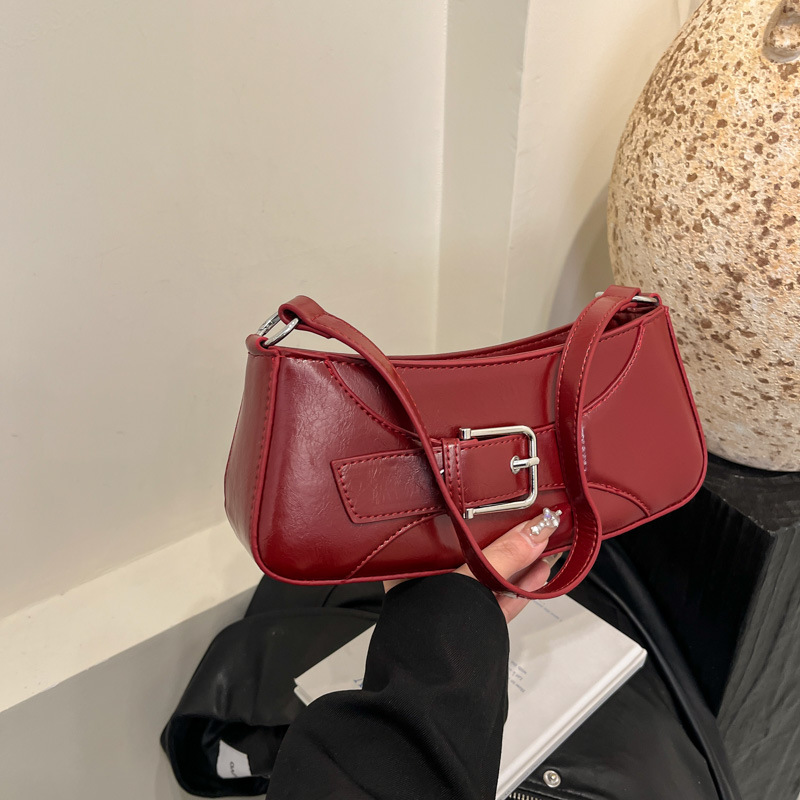 Bag Girl 2025 New trendy underarm bag, Korean style Instagram high-end, niche design, Hot girl single-shoulder crossbody bag details Picture