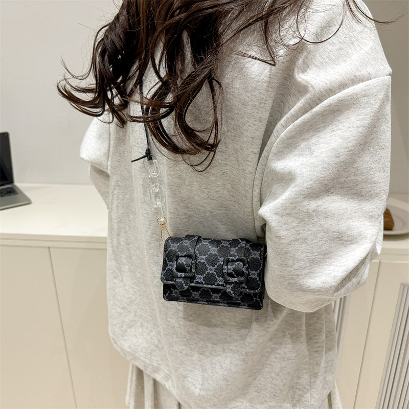 A high-end, niche mini patchwork bag for women, a new summer fashion single-shoulder crossbody small square bag for 2025 details Picture