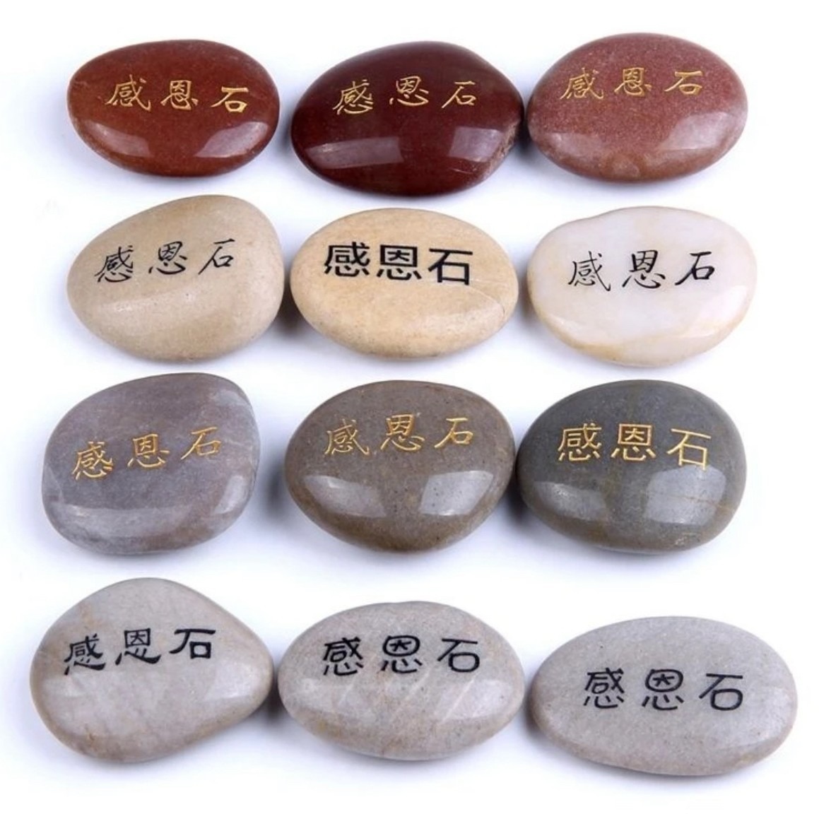 Pebble processing, laser engraving, wholesale of Yuhua stones, hand-painted, DIY Yuhua stone engraved ornaments, pebbles Specification drawing
