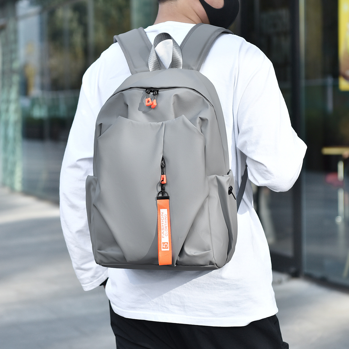 New casual backpacks for high school and college students, business computer bags, cool and waterproof outdoor travel backpacks full figure