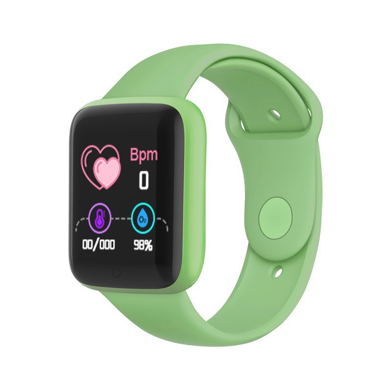 Cross-border Bluetooth Y68 smart bracelet, color screen heart rate and blood pressure monitor, step sports watch, D20S smart bracelet manufacturer Item Picture