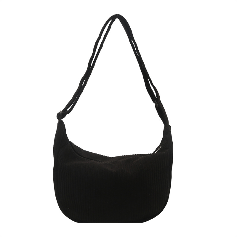Spring 2025 New casual and versatile large-capacity crossbody bag for women's casual and versatile commuting dumplings Item Picture