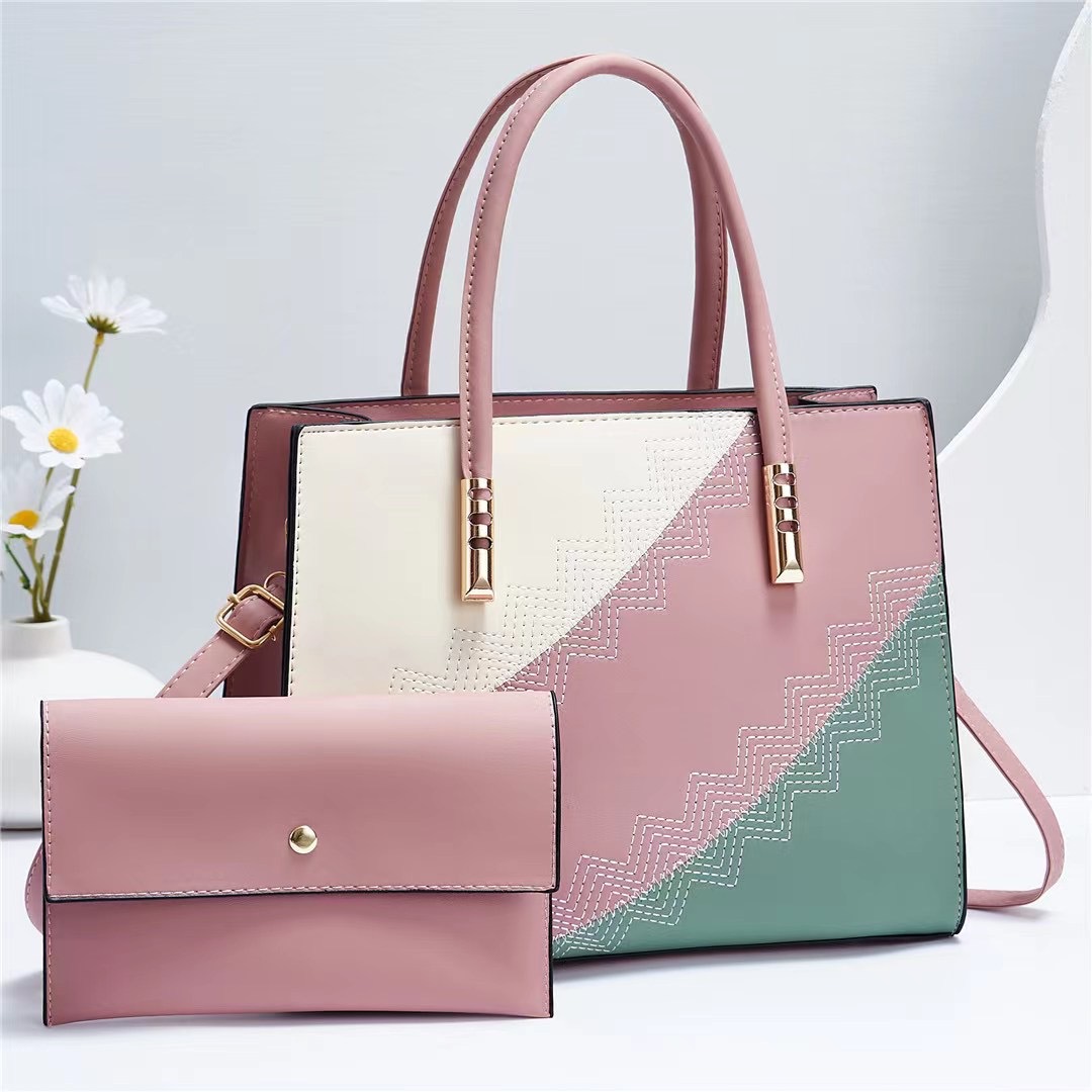 2022 Foreign trade Women's Bag, new large-capacity PU handbag, Korean-style mother-and-child bag, single-shoulder crossbody details Picture