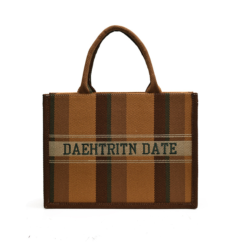 High-end fashion handbag, 2025 new style, casual and versatile, single-shoulder large capacity shopping bag, commuter tote bag Item Picture