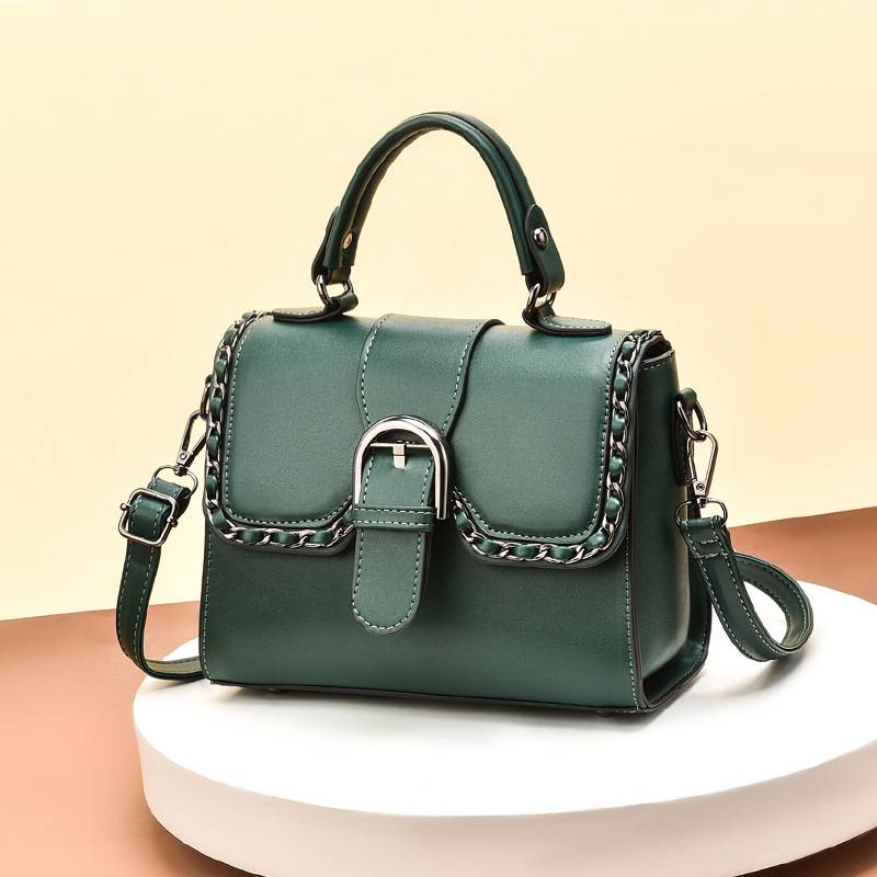 2022 Trendy Women's small square bag, women's crossbody bag, fashionable women's bag, retro and versatile single-shoulder handbag consignment details Picture