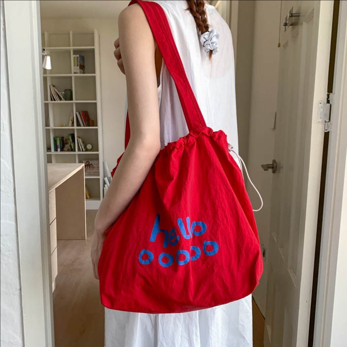 2025 New Korean version large-capacity canvas bag for women, simple, casual and versatile, solid color trendy single-shoulder underarm bag full figure