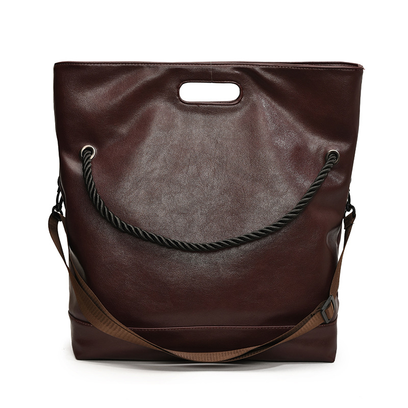 A large-capacity women's 2024 new style casual, versatile, retro crossbody bag with a high-end and fashionable commuting bucket Item Picture