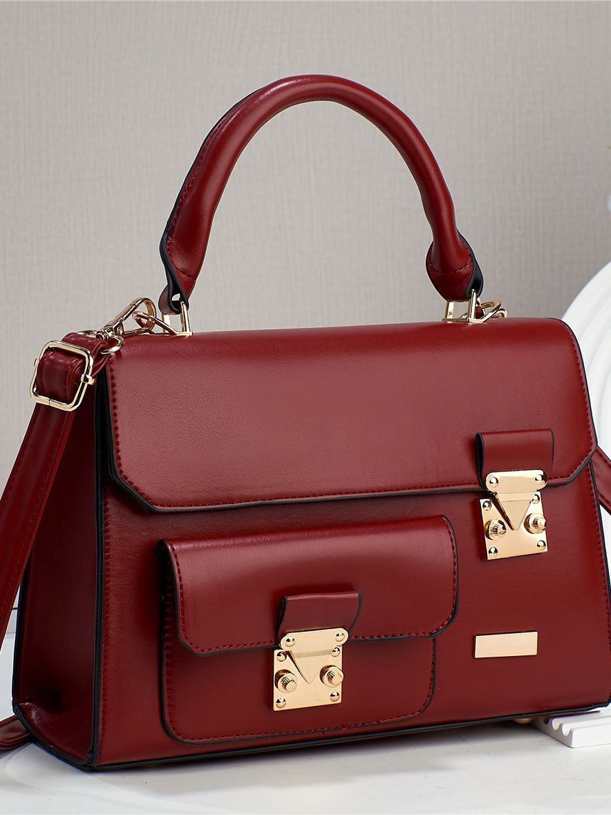 This 2023 new style of fashionable, simple and elegant small square handbag is a retro and individual single-shoulder crossbody women's bag for export details Picture