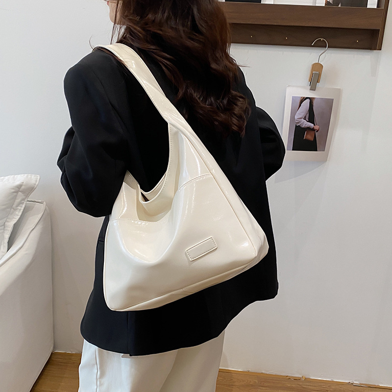Casual large-capacity bucket bag, new Spring/Summer 2025 women's bag, commuter single-shoulder bag, casual tote bag Specification drawing