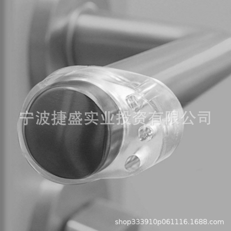 The PVC transparent single-ring O-shaped door handle buffer, anti-collision ring, windproof and anti-collision, and embossed door handle are popular in foreign trade full figure