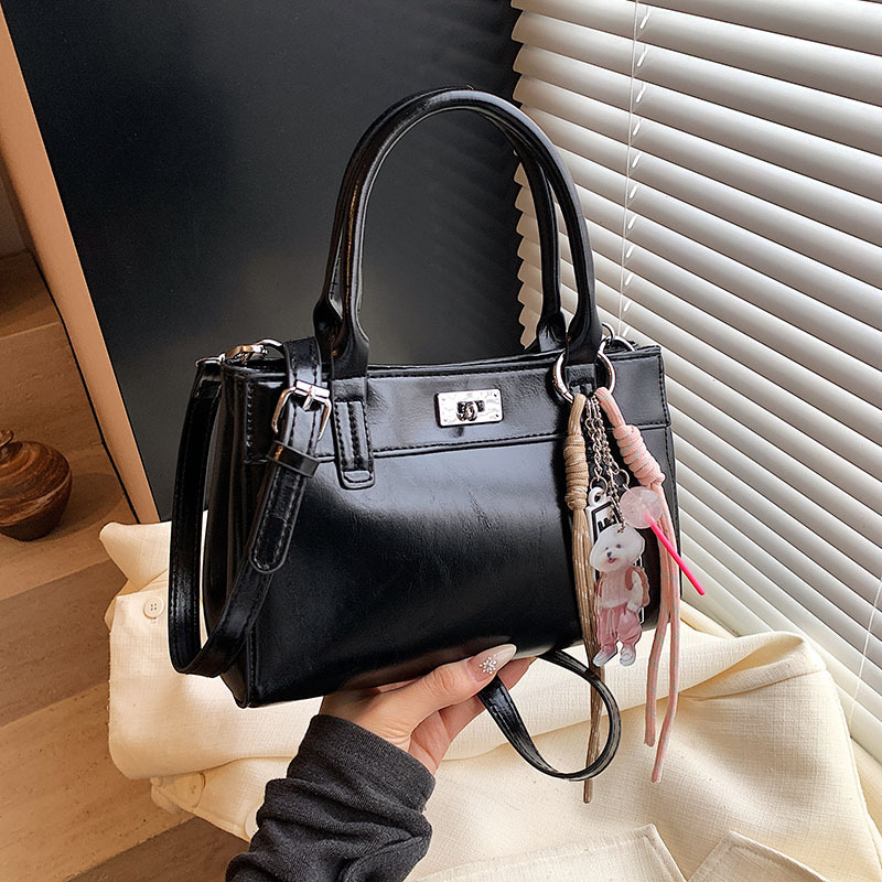 High-end handbag for women, 2025 new style, trendy, casual and versatile single-shoulder bag, fashionable and high-quality crossbody bucket bag Specification drawing