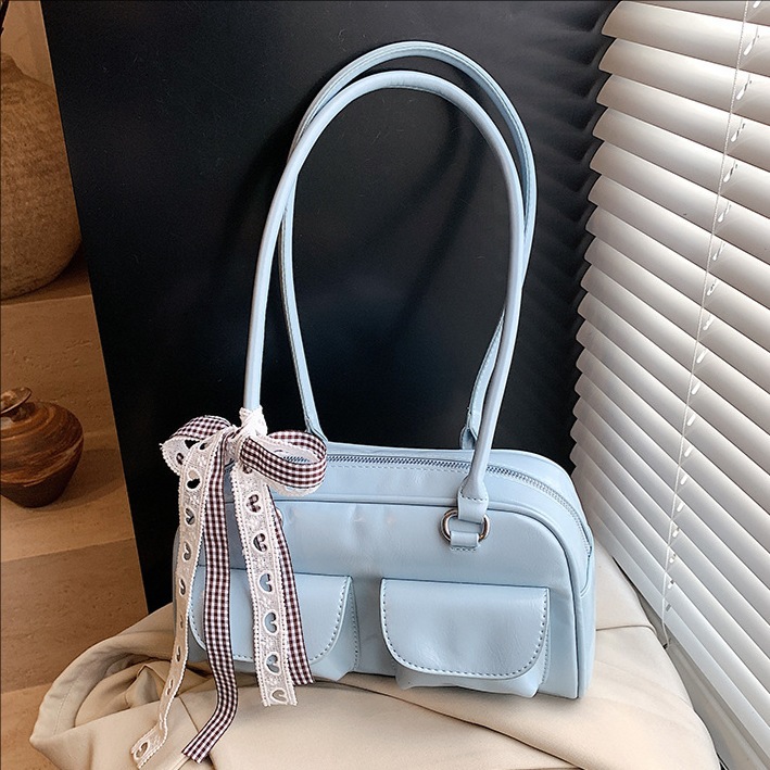 Cross-border high-end, fashionable, large-capacity hand-held underarm bag for women 2025 New style, stylish, multi-pocket, versatile single-shoulder bag full figure