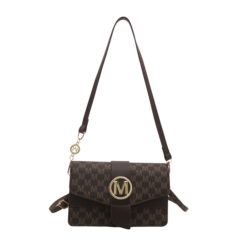 ins French retro women's bag 2025 Spring New Style, fashionable and simple small square bag, stylish commuter crossbody bag Item Picture