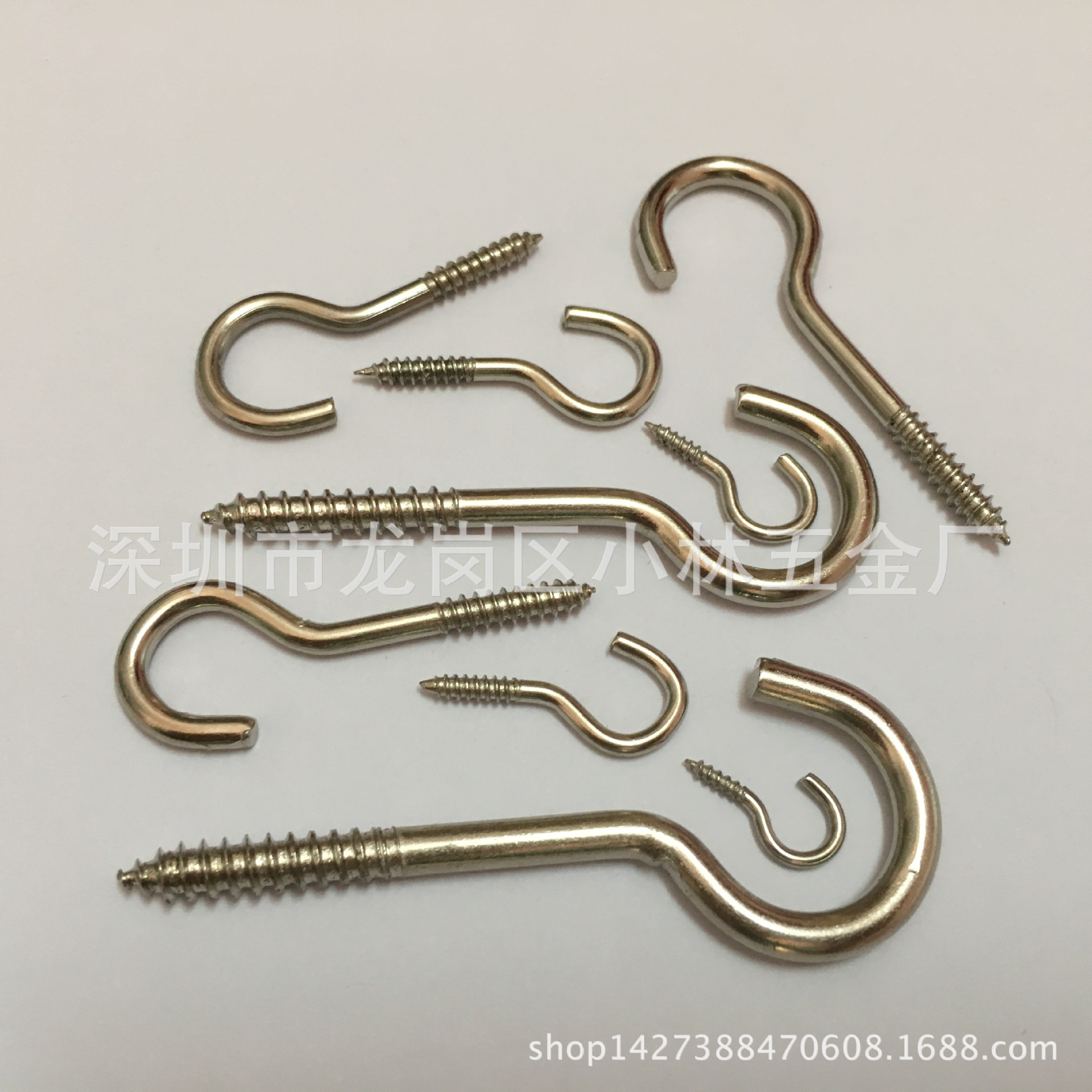 Light hooks, sheep eye hooks, question mark hooks, self-tapping door and window hooks, open sheep eye hooks, sheep eye ring hooks, light hooks factory price wholesale details Picture