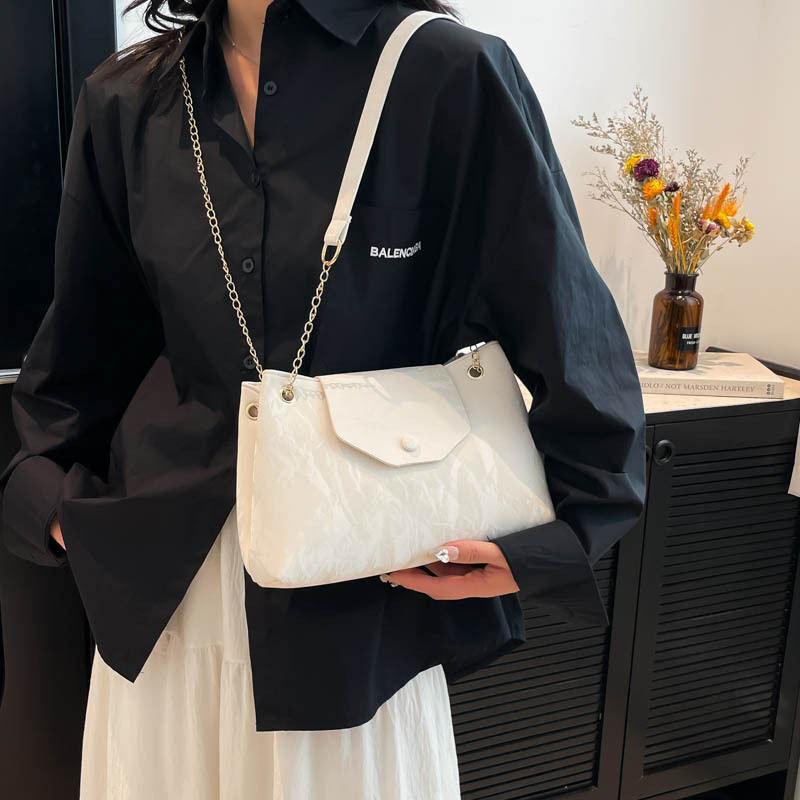 Ladies' bag 2025 New all-season chain single-shoulder underarm bag, large-capacity fashionable commuter tote bag Specification drawing