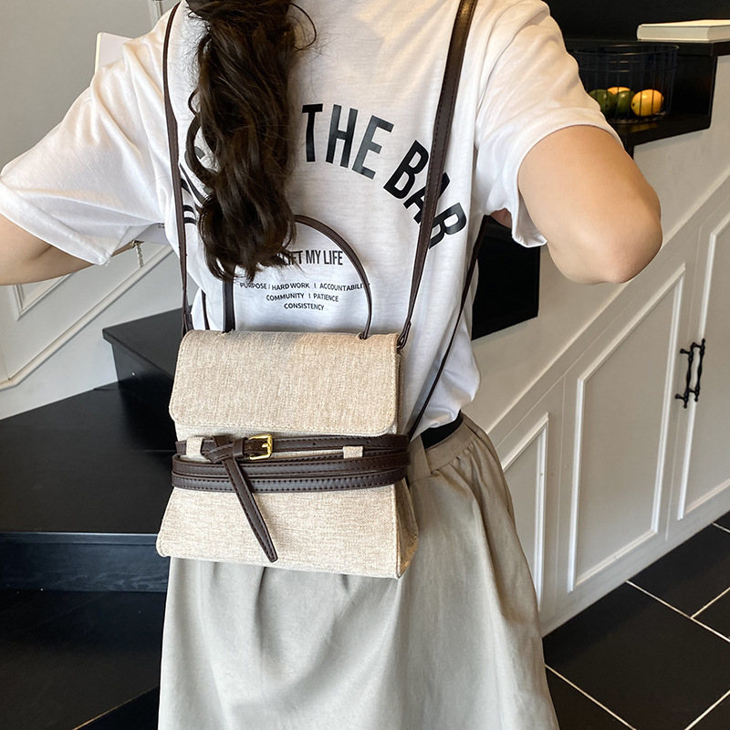 Korean-style backpack, fashionable handbag, 2025 new style, versatile women's bag, commuting single-shoulder bag, crossbody bag details Picture