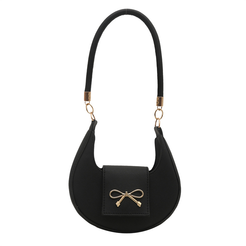 2025 New trendy, simple and individual dumpling bag, casual and textured underarm bag, solid color and stylish single-shoulder bag for women Item Picture