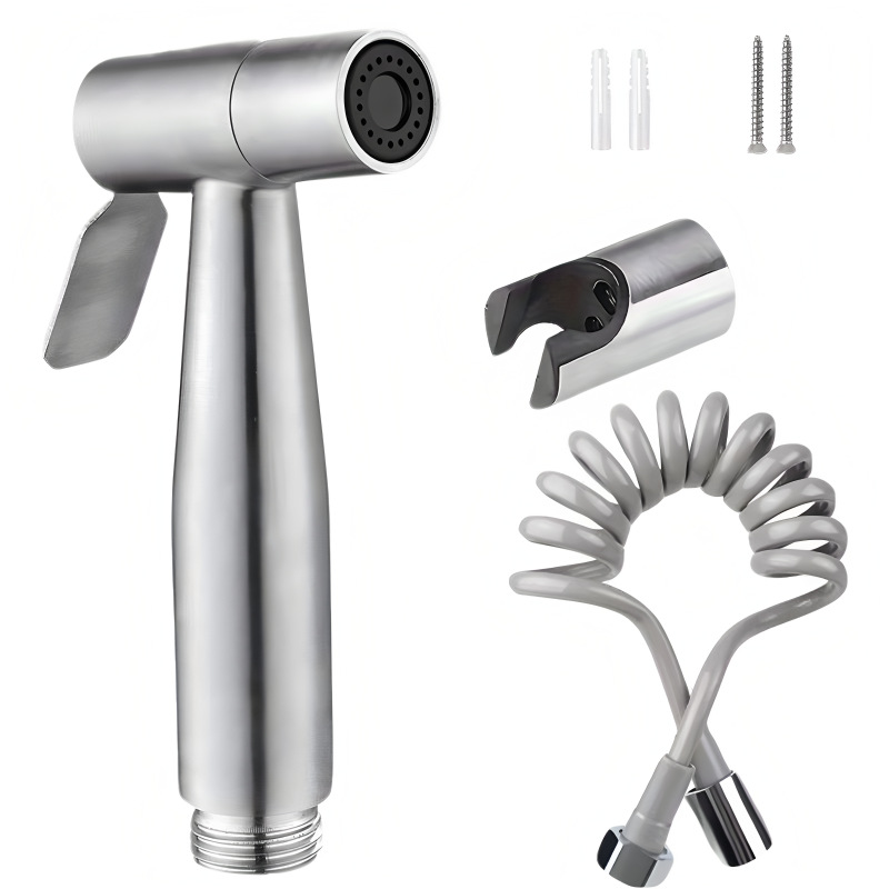 Cross-border wholesale of body wash sets for women, toilet spray guns, faucets, bathroom toilet pressurized flushing devices, and nozzles details Picture