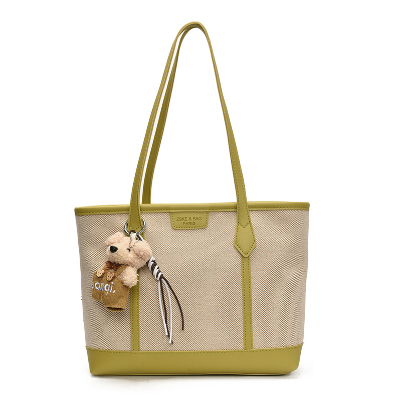 2025 New style simple and casual handbag, large-capacity tote bag, fashionable and high-quality single-shoulder bag, commuting underarm bag for women Item Picture