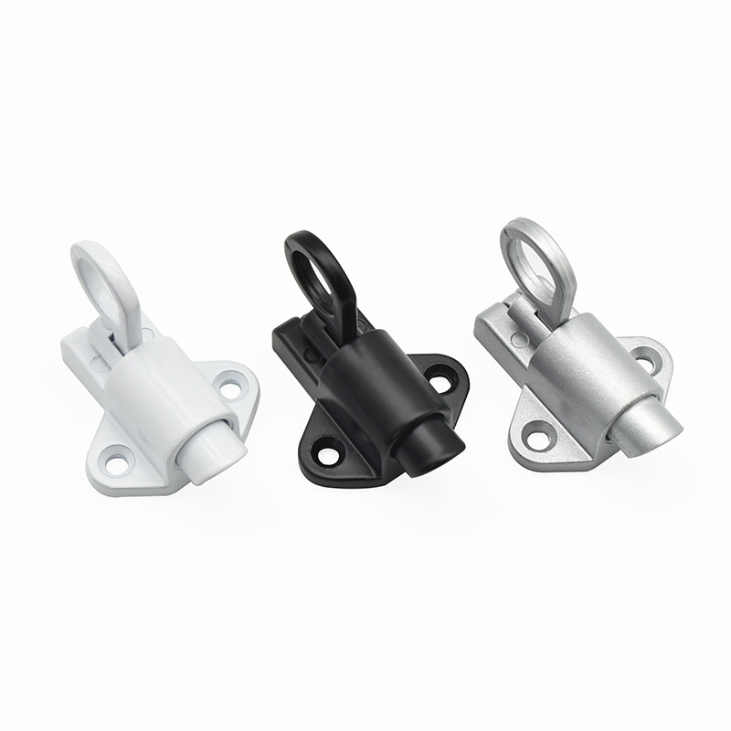 Solid stainless steel aluminum alloy self-closing latch, automatic latch, door and window latch, door bolt, steel window spring, aircraft latch Item Picture