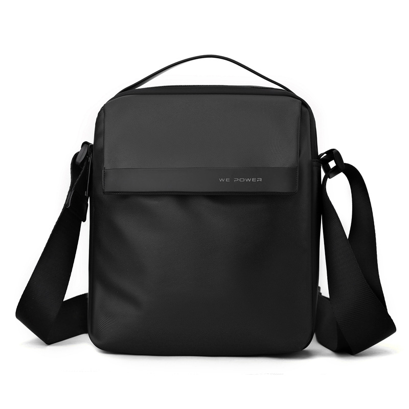 WEPOWER men's new crossbody bag: Men's fashionable single-shoulder bag, vertical small square bag, trendy and casual crossbody bag Item Picture