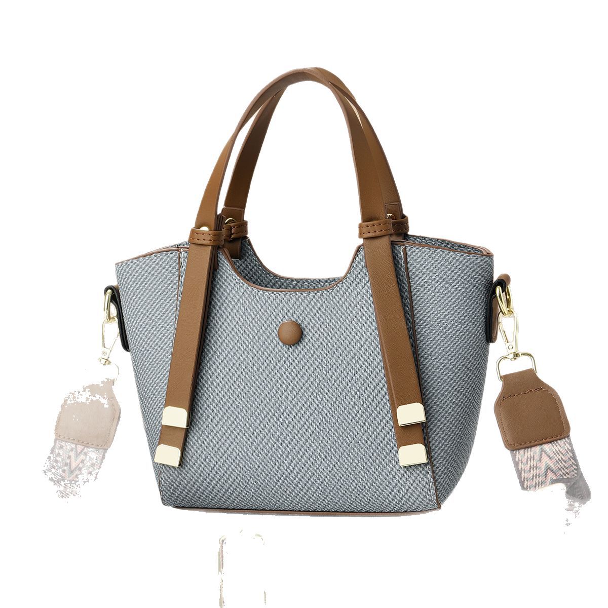 Versatile and fashionable single-shoulder large new autumn crossbody bag for women and mothers, handbag manufacturer, women's bag 2024 Item Picture