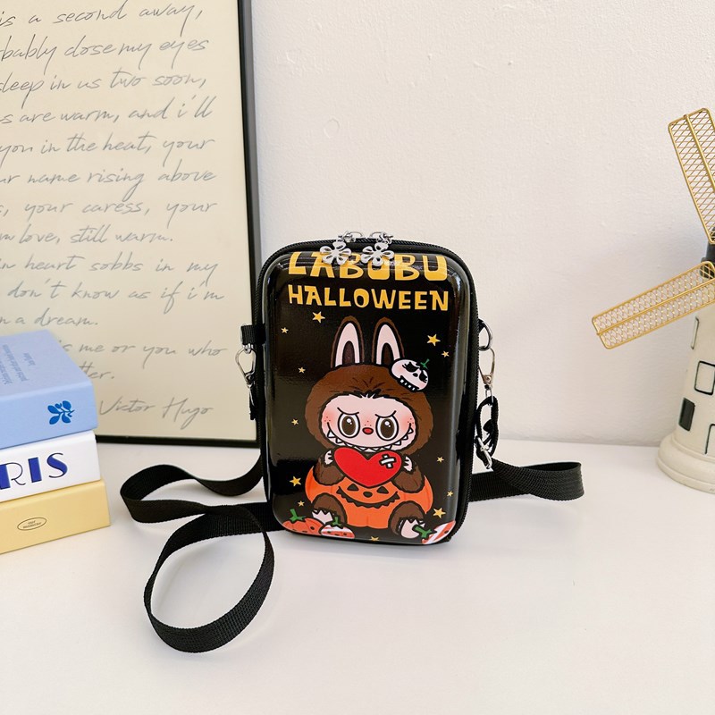 New parent-child single-shoulder bag, fashionable phone bag, fashionable shell bag, fresh and sweet cartoon children's single-shoulder crossbody bag Specification drawing
