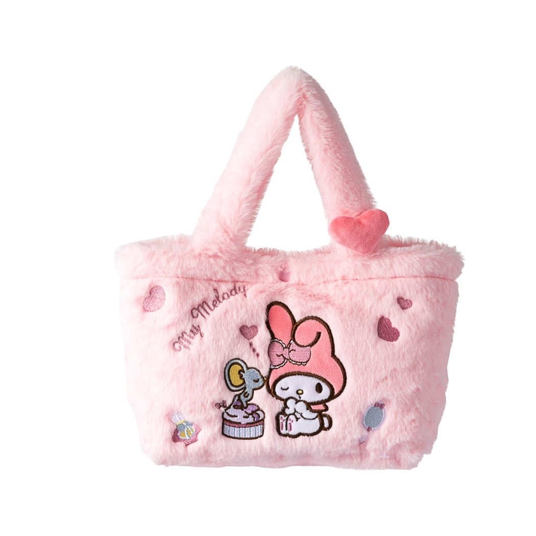 Sanrio Kuromi handbags for cross-border trade, cinnamon dog plush toy backpacks, cute children's versatile bags Item Picture