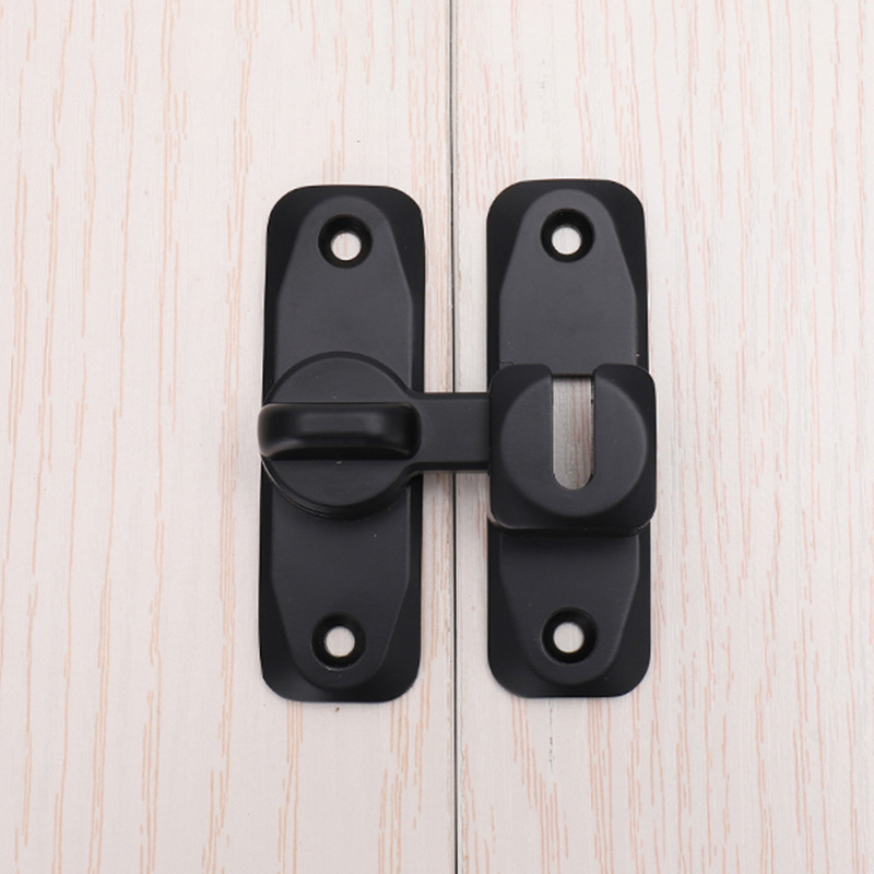 Sliding door lock, solid buckle, no need for drilling, latch, anti-theft lock, entrance door, reverse lock, fitting room door bolt details Picture