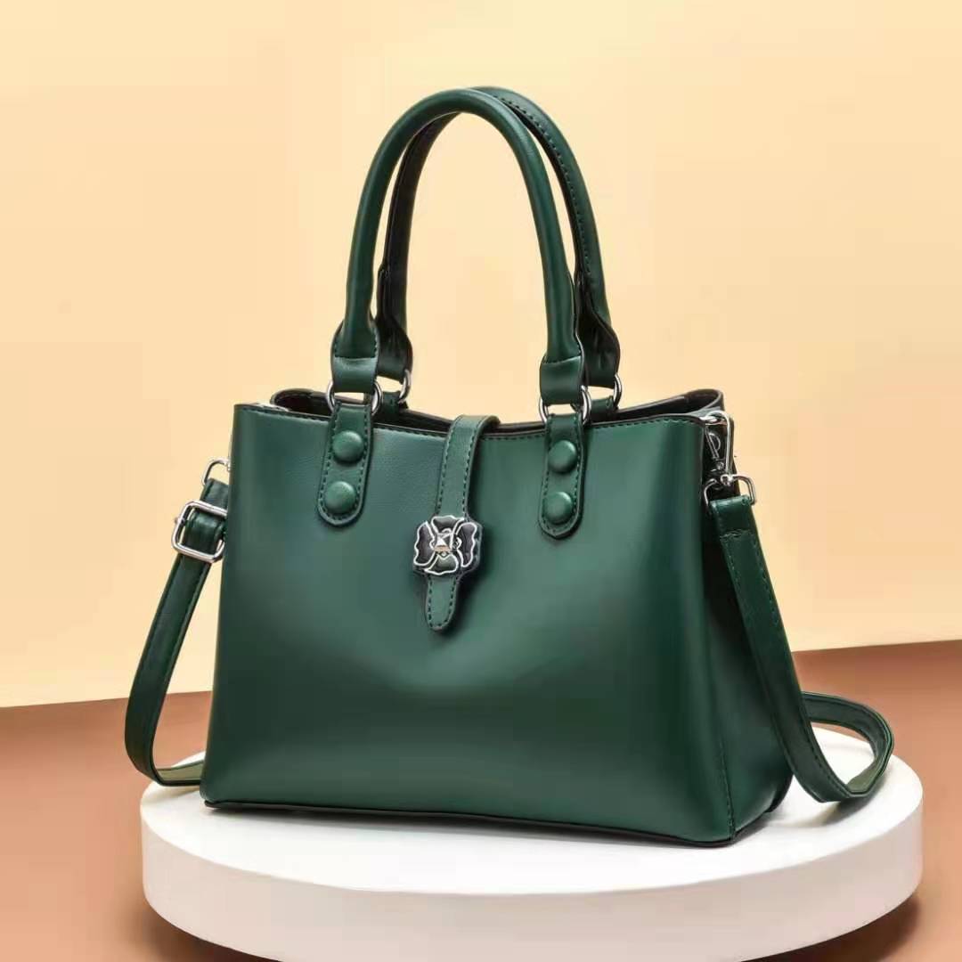 Cross-border foreign trade handbag for women 2022, fashionable European and American large-capacity versatile women's PU leather trendy single-shoulder crossbody bag full figure