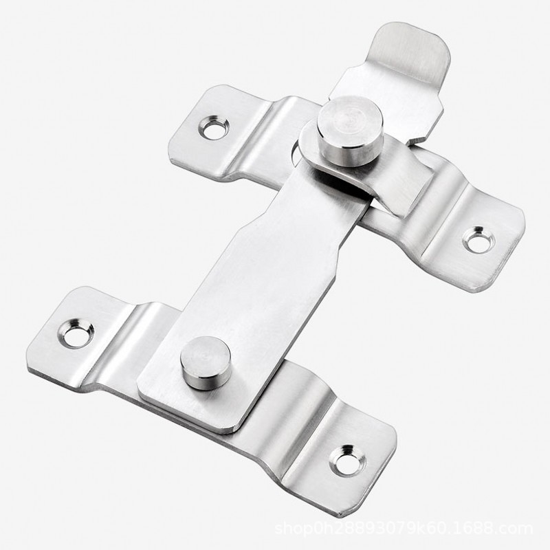 90-degree warehouse door latch, right-angle lock, sliding door lock, latch, door latch, sliding door lock latch, old-fashioned door bolt Specification drawing