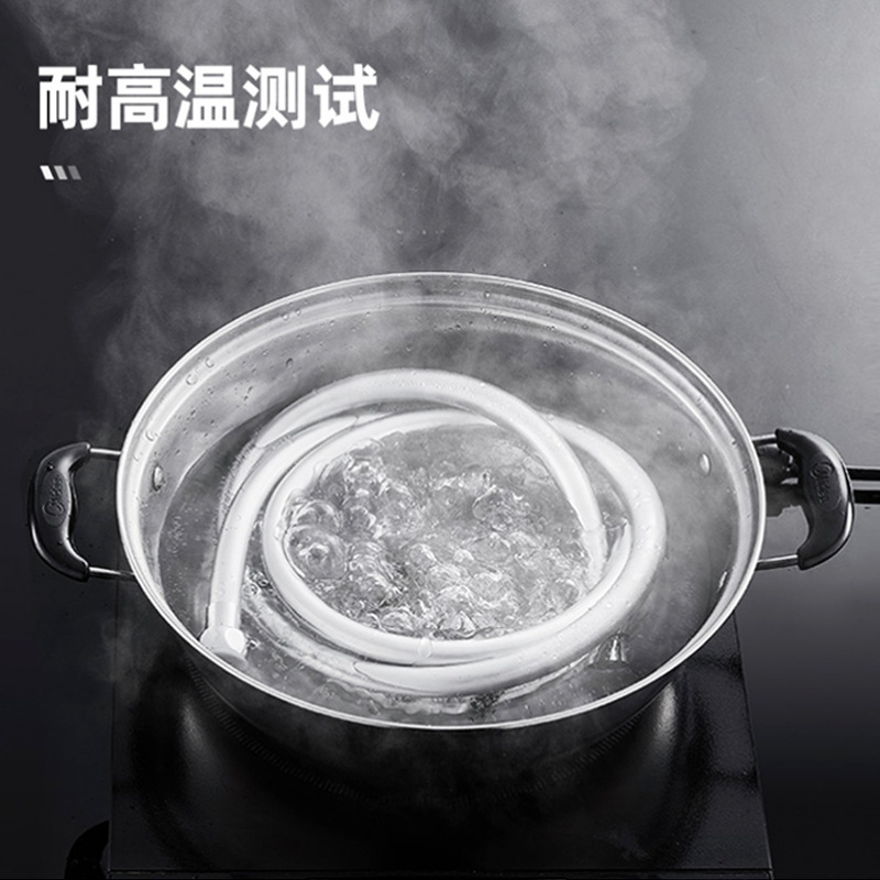304 stainless steel nut gun gray PVC thickened explosion-proof showerhead hose, universal showerhead connection water pipe for bathroom Application Scenario
